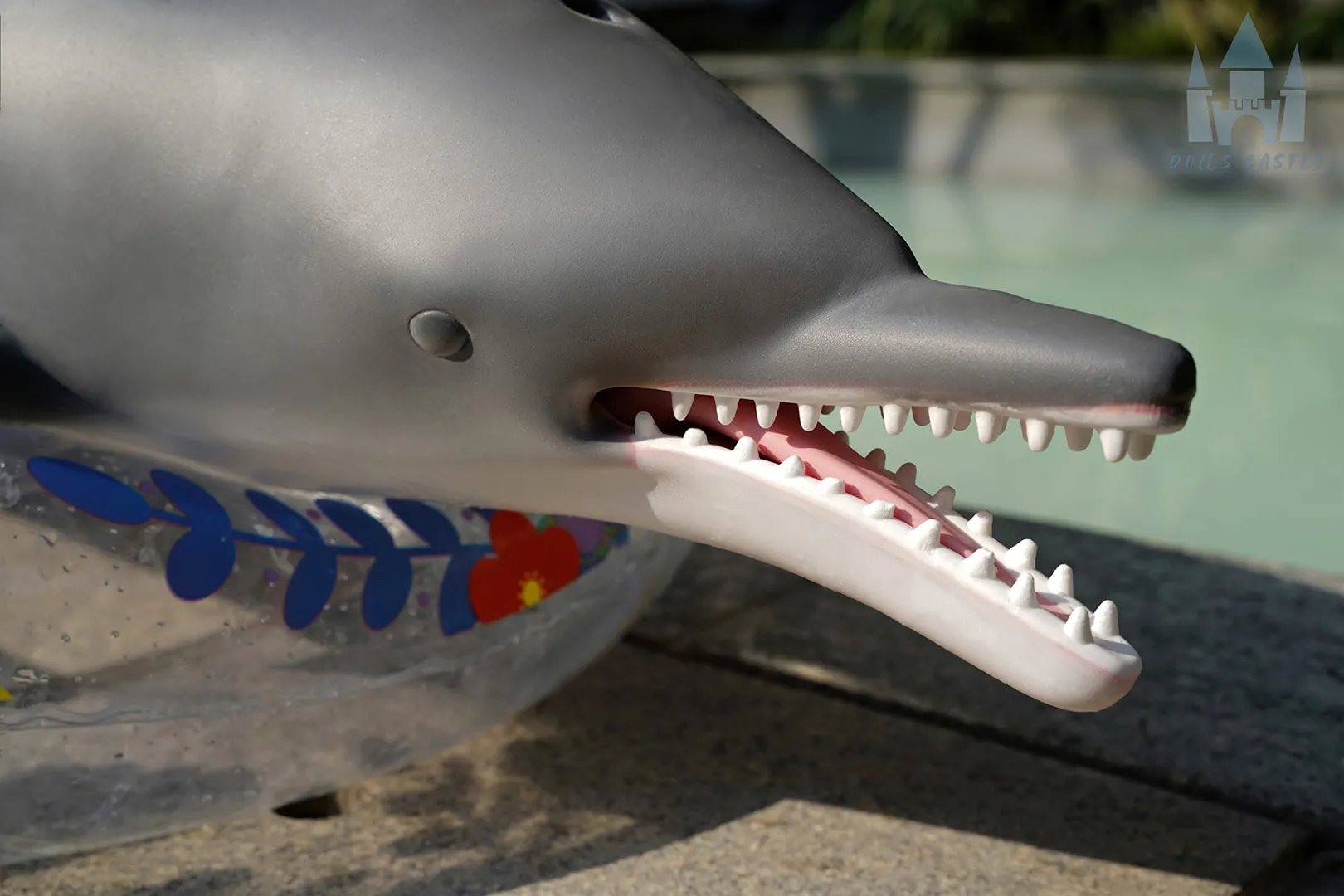 Patung Seks Silikon Dolphin 130cm (4 kaki 3 inci) dengan Reka Bentuk Realistik
